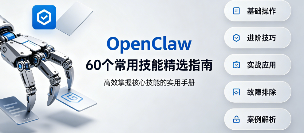 OpenClaw 60 个常用技能精选指南